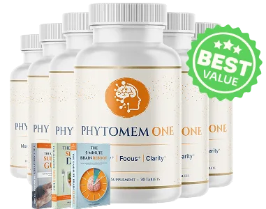 Phytomem One 6-bottle supply — brain support supplement